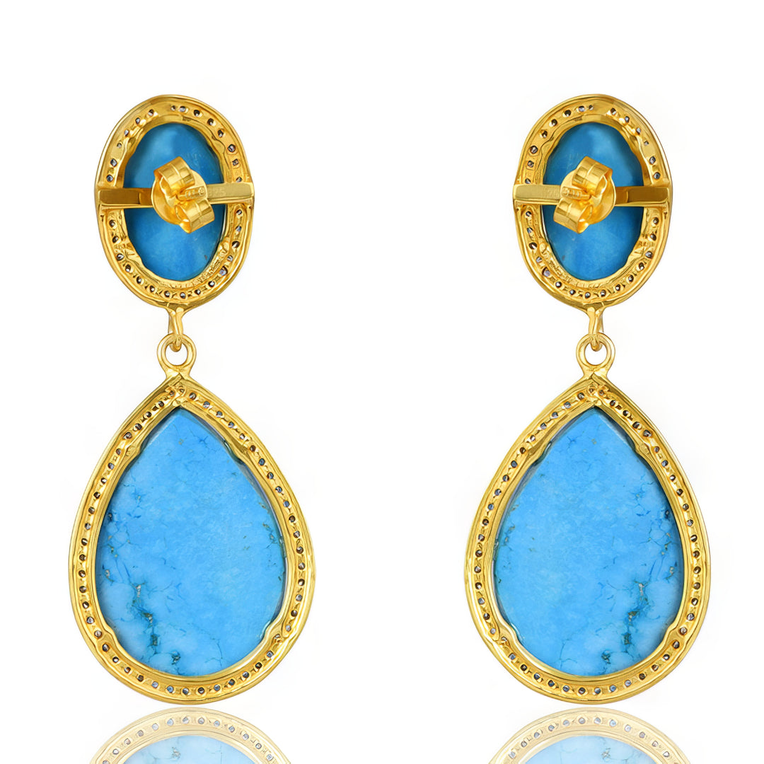 Turquoise Cleo Earrigs