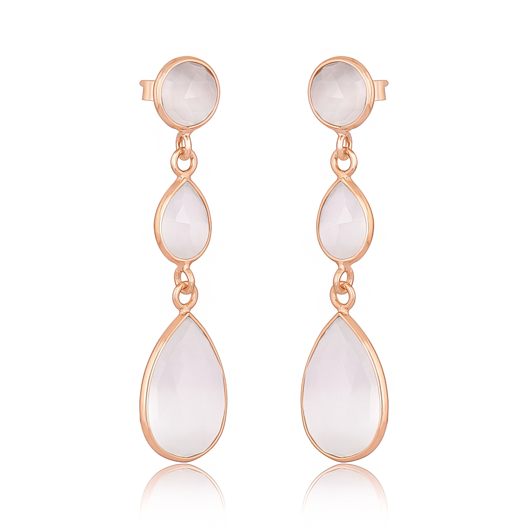 Maya Earrings Moonstones