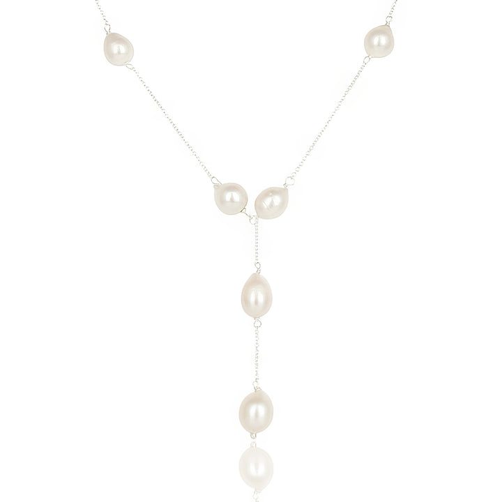 Luna Freshwater Pearl Sterling Silver Necklace
