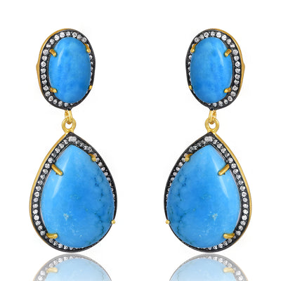 Turquoise Cleo Earrigs