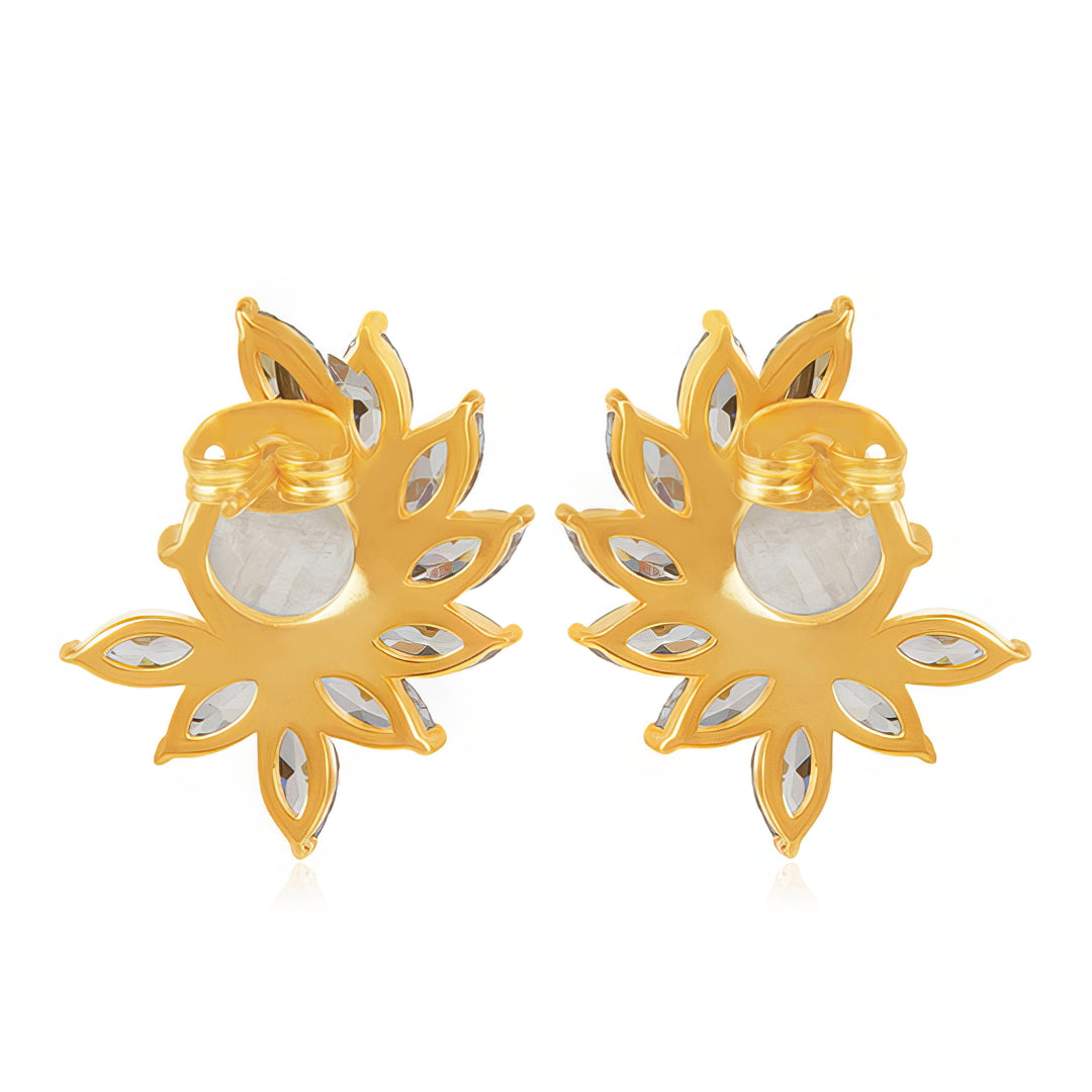 Crystal Rose Earrings