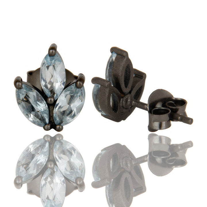 Blue topaz Breeze Earrings