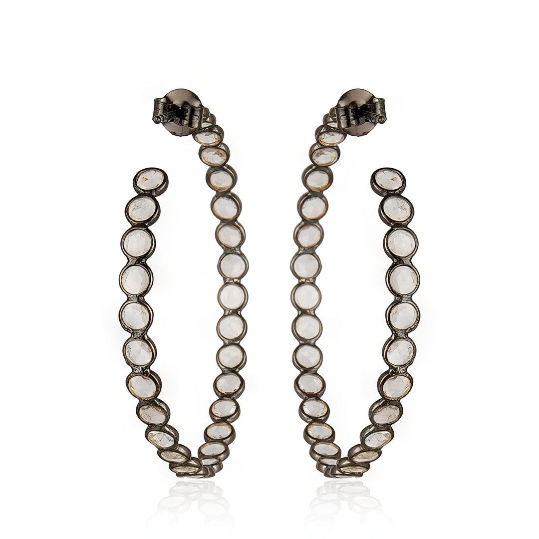 Lapis Chrysta Earrings M-Black