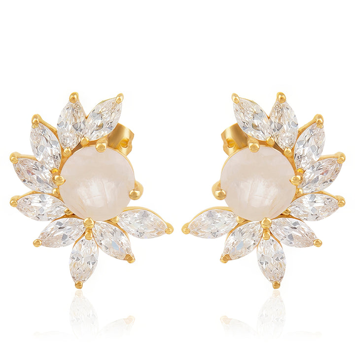 Crystal Rose Earrings