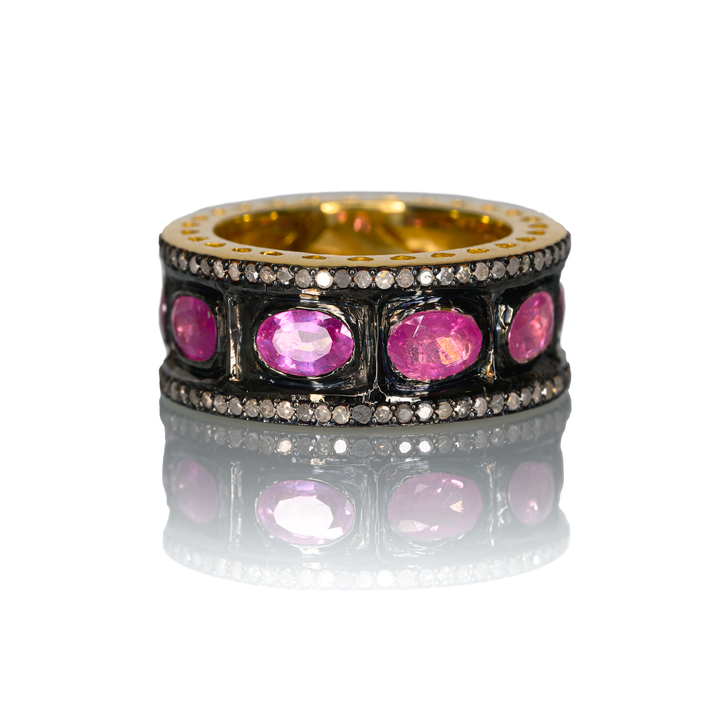 All-Pink Sapphire Edition Chrysler Ring