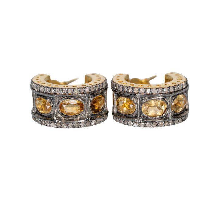 Citrine Chrysler Earrings