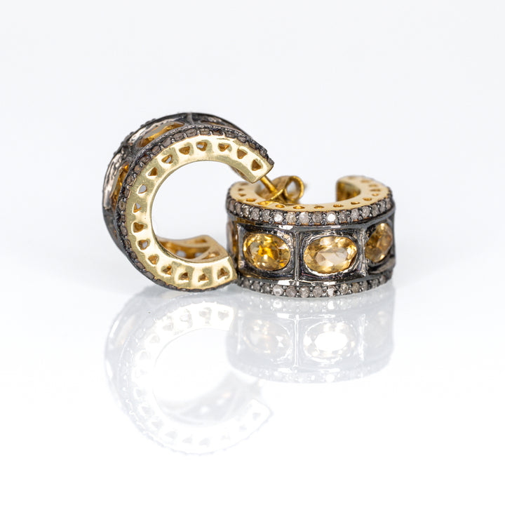 Citrine Chrysler Earrings