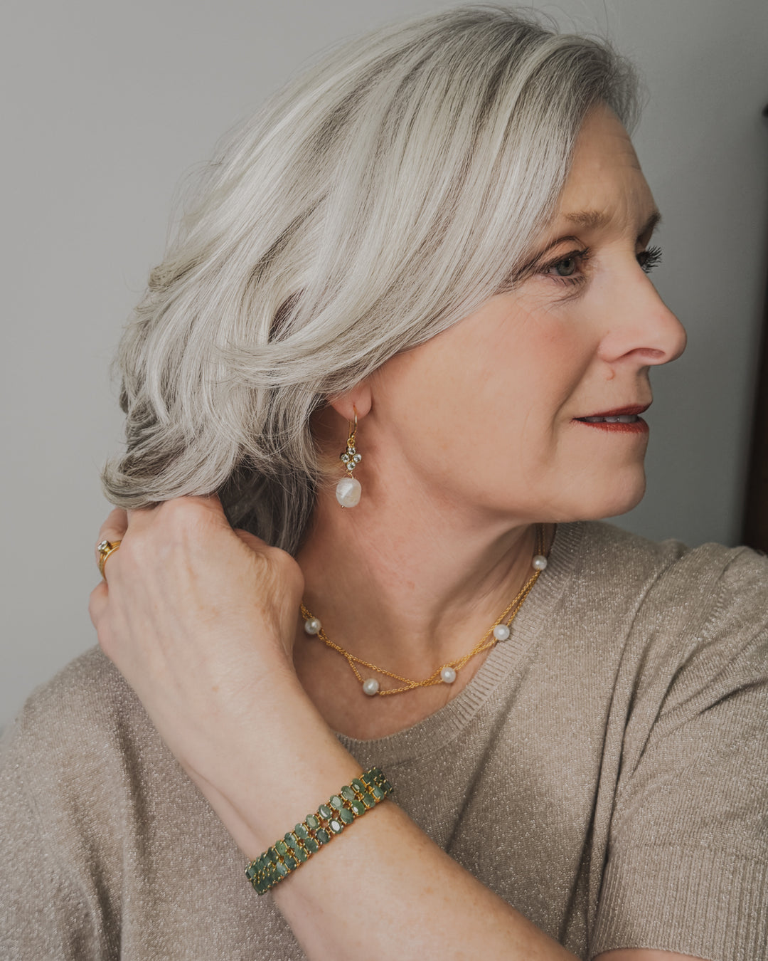 Blue Topaz Luna Azul Earrings