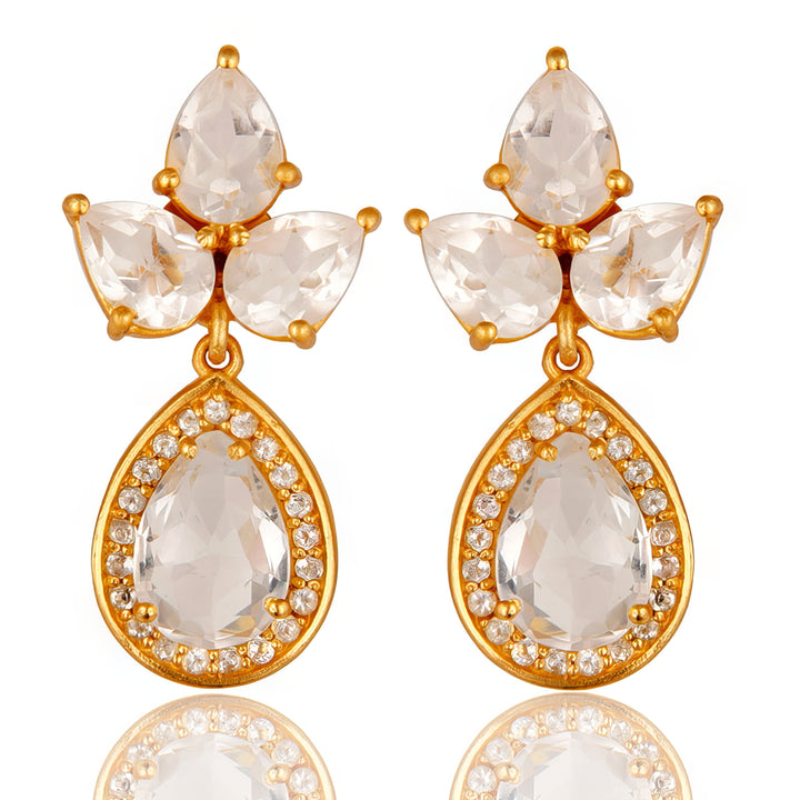 Crystal Quartz Chloe Earrings