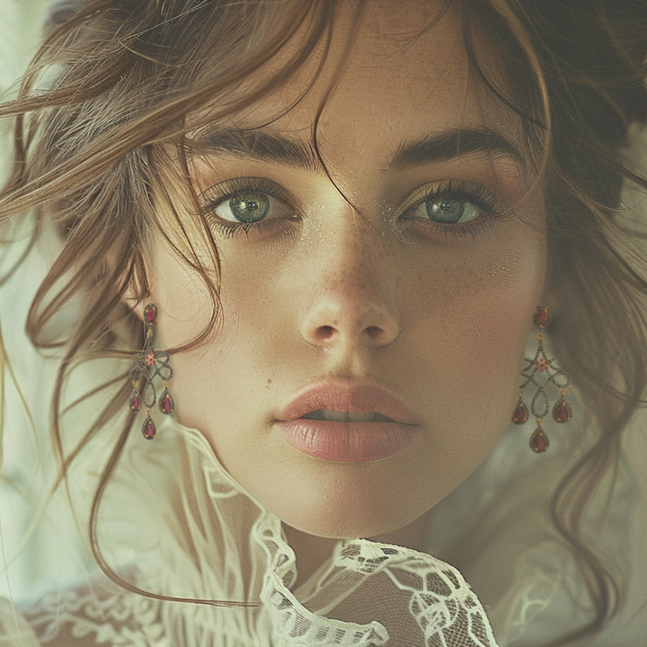 Ruby Charlotte Earrings