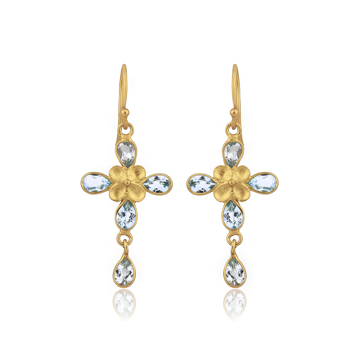 Blue Topaz Hope Earrings