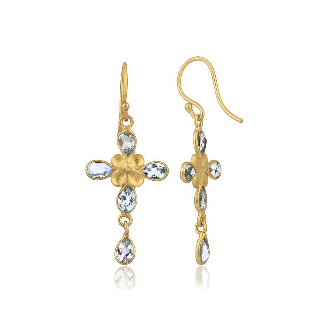 Blue Topaz Hope Earrings