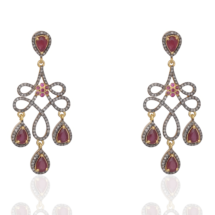 Ruby Charlotte Earrings